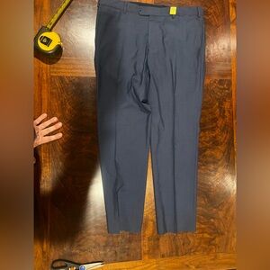 Pal Zileri Woolmark Black Slim Fit dress pants